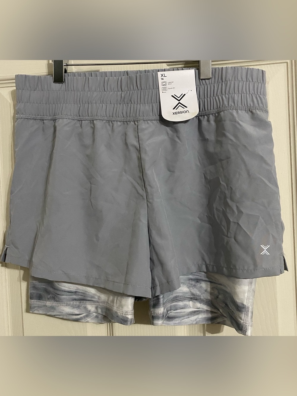New-Xersion Quick-Dri Layered Short XL16